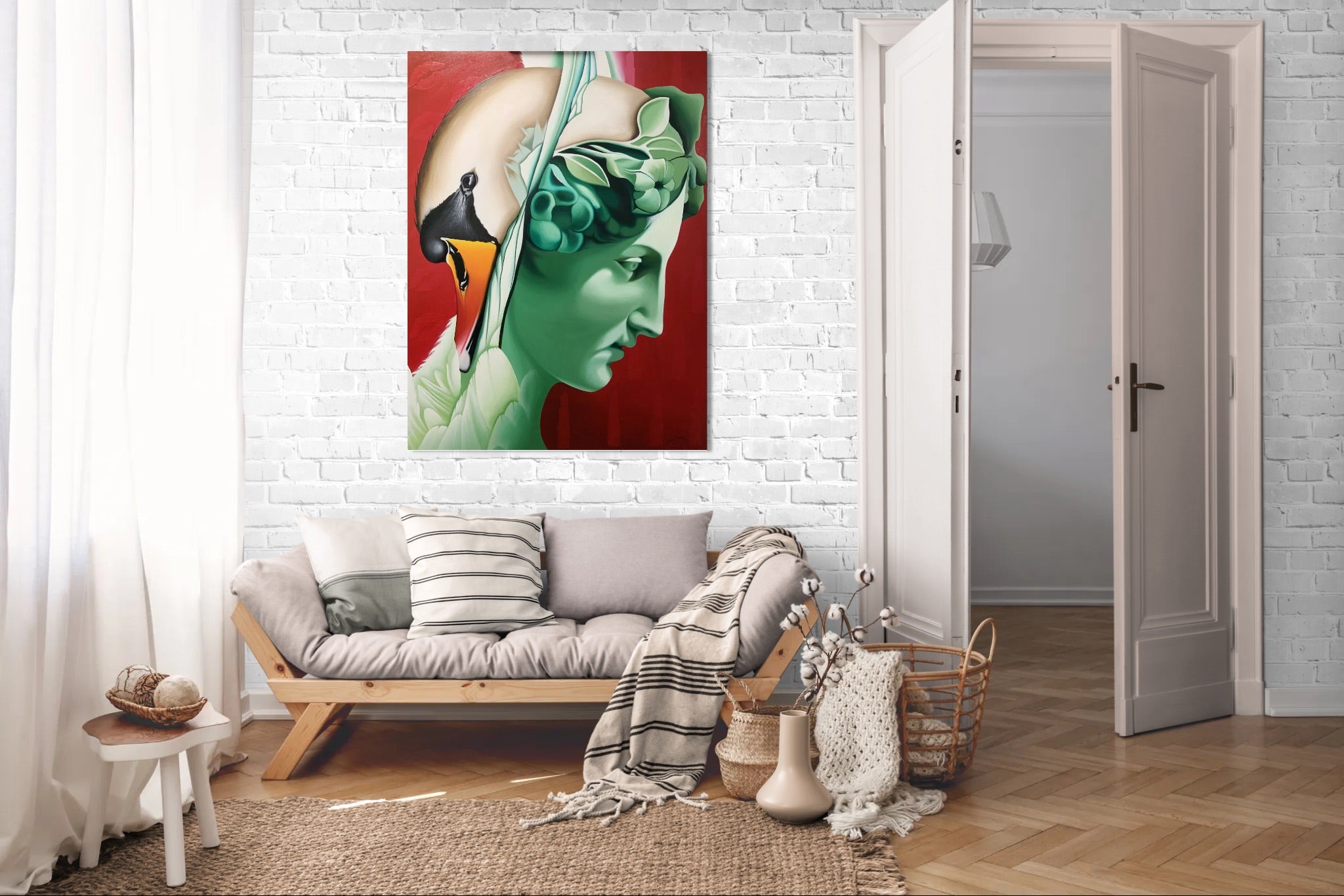 LEDA AND THE SWAN, 2021.